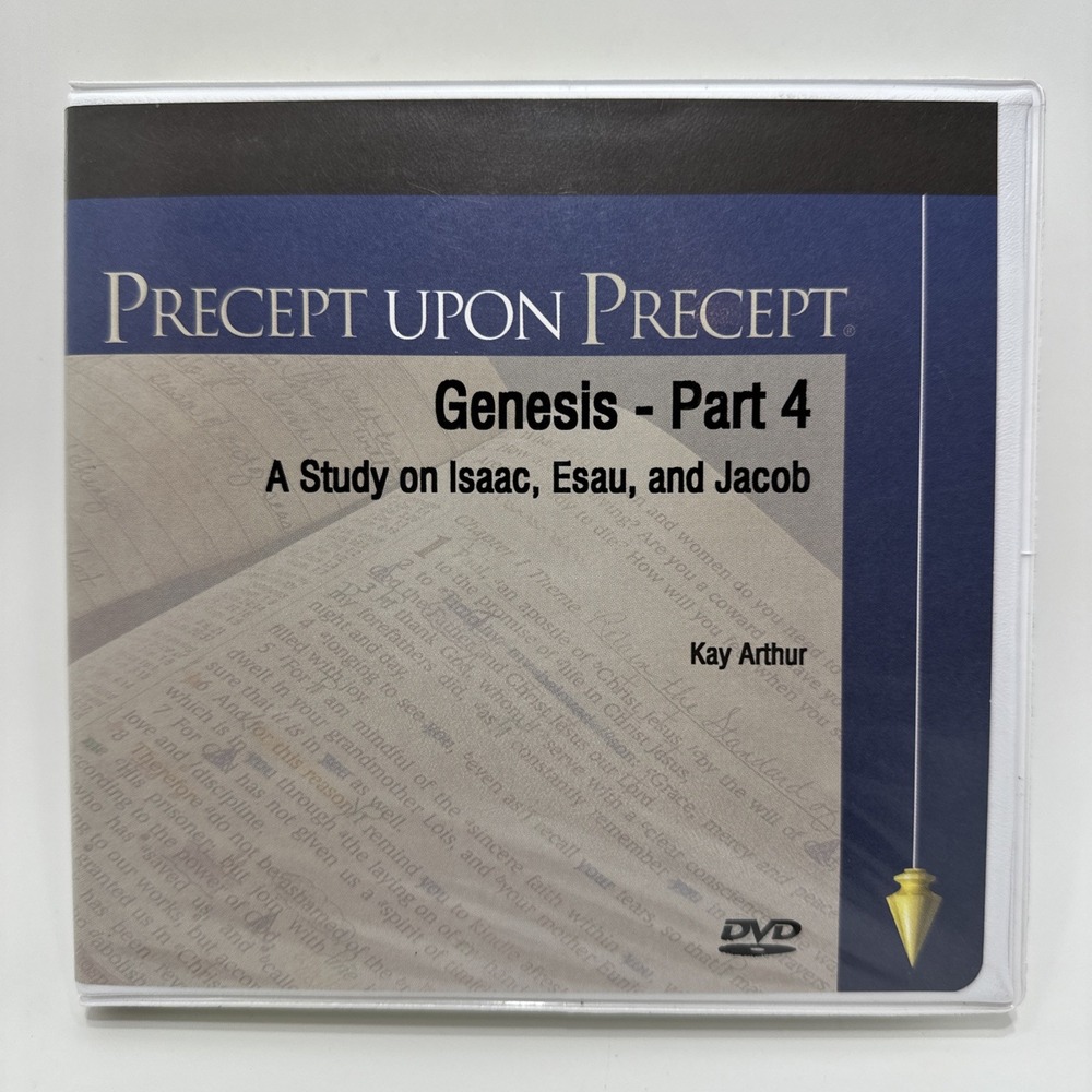 Precept Upon Precept Genesis Part 4 Kay Arthur DVD Bible Study Isaac Esau Jacob
